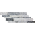 Lusso Carrara 7x19.75 Split-Face Marble Ledger Stone