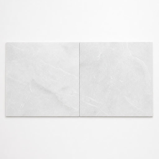 Lusso Carrara Marble Tile 24x24 Honed close-up