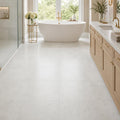 Lusso Carrara Marble Tile 24x24 Honed — Primary Bath floor