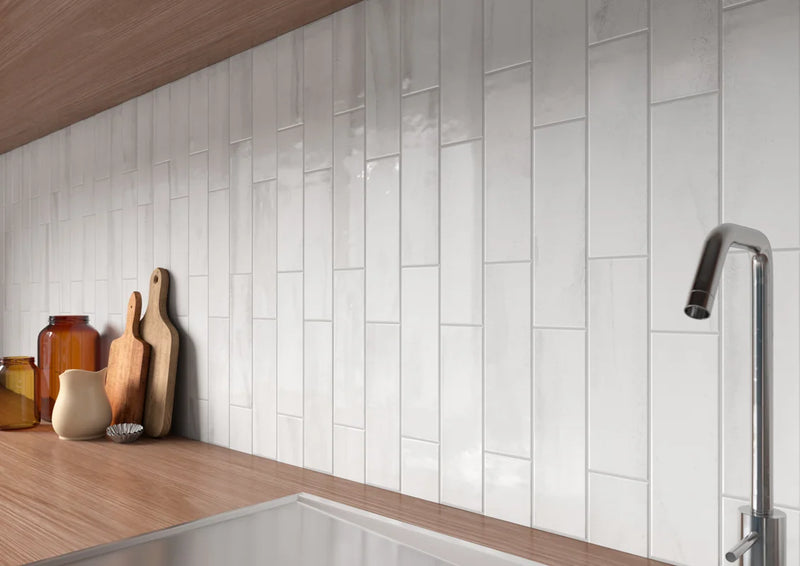 Lux Branco 3x10 Porcelain Waterline Tile