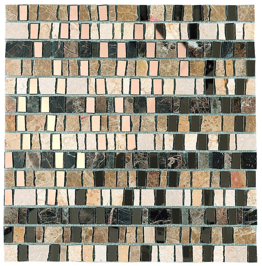 Luxor 11.81x12.01 Glass Mosaic