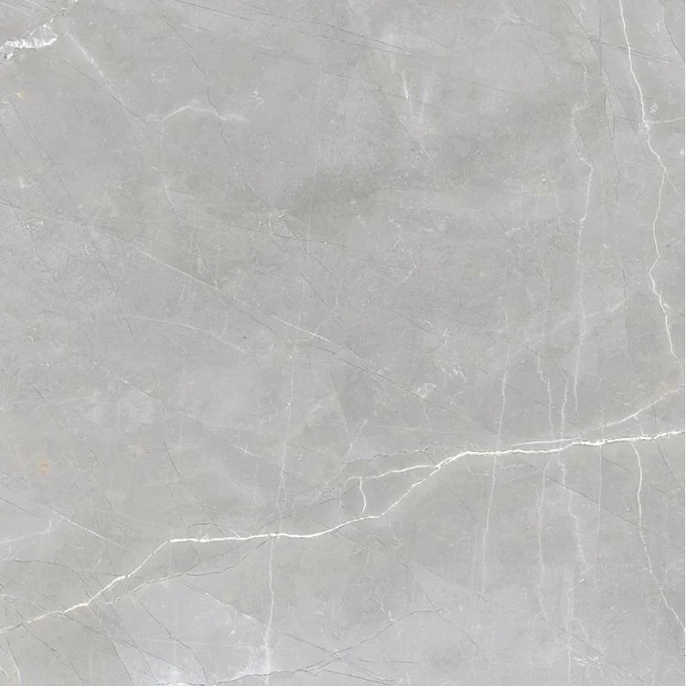 Luxury Amani Grey 24x24 Matte Marble Look Porcelain Tile