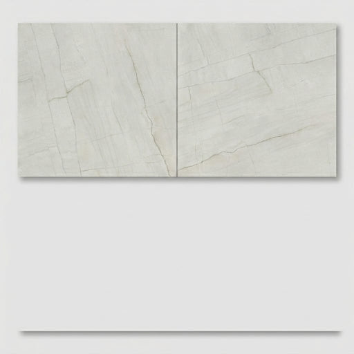 Luxury Swing Blanco Polished 48x48 Porcelain Tile close-up
