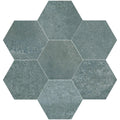 Magnet Exa Petrol 5.9x6.7 Hexagon Porcelain Tile