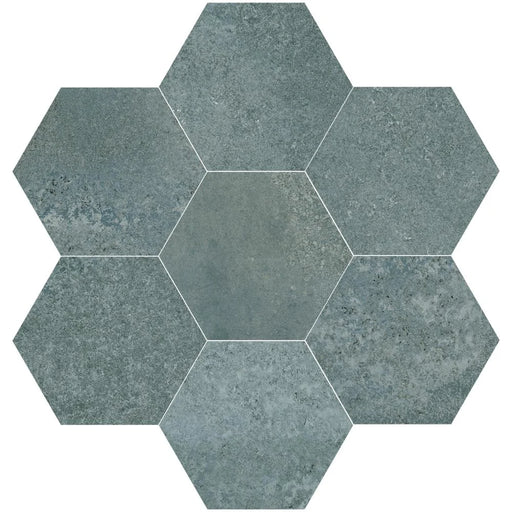 Magnet Exa Petrol 5.9x6.7 Hexagon Porcelain Tile