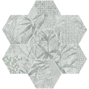 Magnet Tropic Argent 5.9x6.7 Hexagon Matte Porcelain Tile