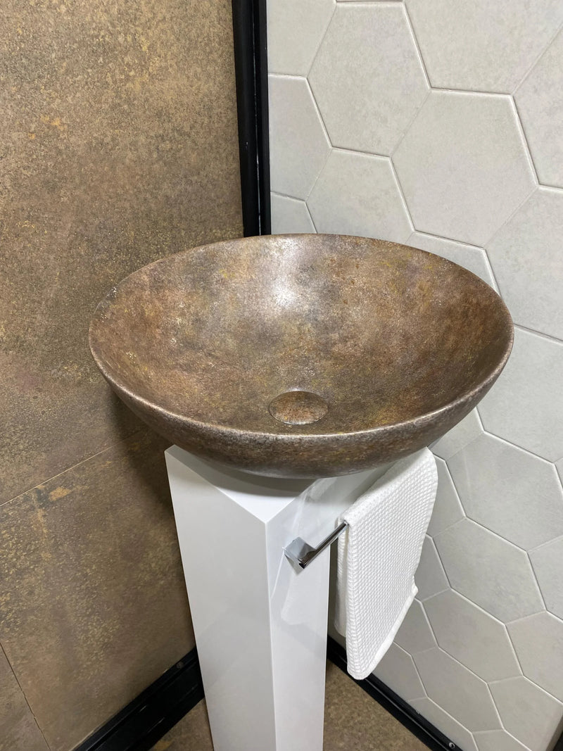 Magnet Tropic Copper/Frozen 5.9x6.7 Hexagon Matte Porcelain Tile