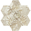 Magnet Tropic Copper/Frozen 5.9x6.7 Hexagon Matte Porcelain Tile