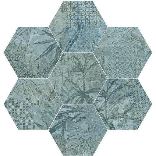 Magnet Tropic Mint 5.9x6.7 Hexagon Matte Ceramic Tile