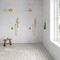 Magnifica Nineteen Forty Eight Basalt Sand 48x48 Honed Ceramic Tile