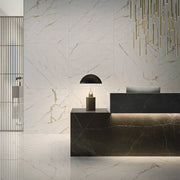 Magnifica Nineteen Forty Eight Calacatta Oro 48x48 8mm Polished Ceramic Tile