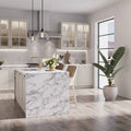 Magnifica Encore Arabescato Grey 126x60 Honed Quartzite Slab