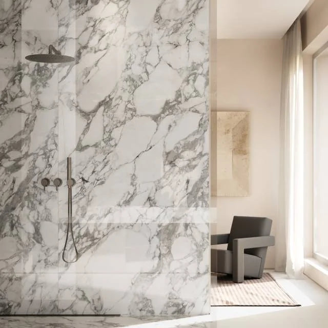 Magnifica Encore Arabescato Grey 126x60 12mm Polished Marble Slab