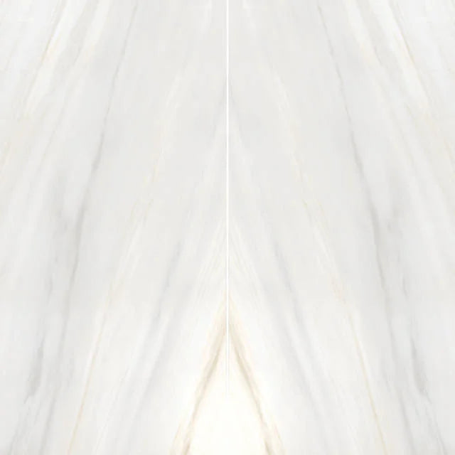 Magnifica Encore Bianco Lasa Bookmatch 126x60 12mm Polished Marble Slab
