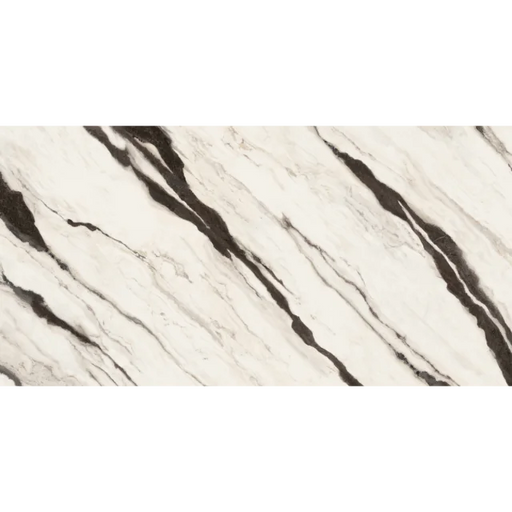 Magnifica Encore Panda Luxury Bookmatch 63x126 12mm Satin Marble Slab