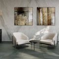 Magnifica Encore Pietra Bianca 12mm Bookmatch Polished Marble Slab