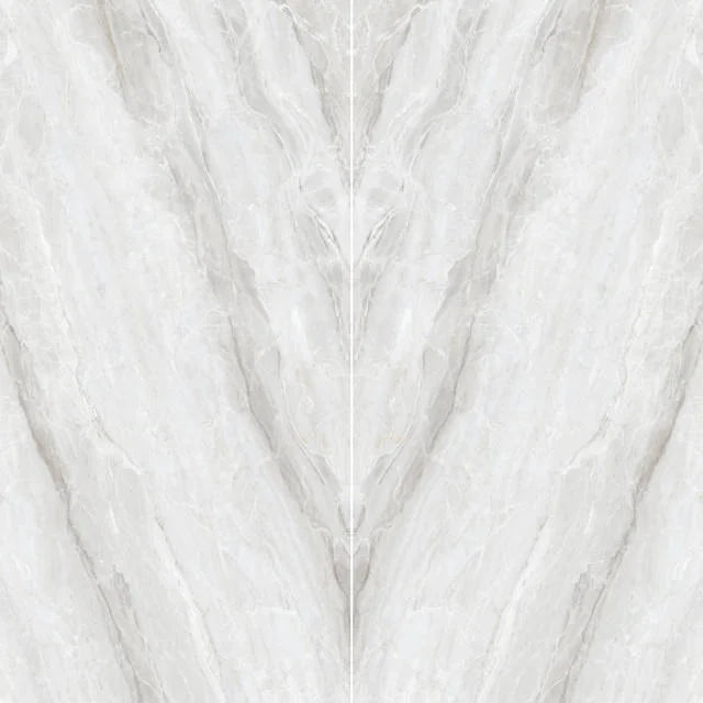 Magnifica Encore Pietra Bianca 12mm Bookmatch Polished Marble Slab