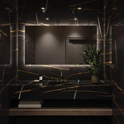 Magnifica Era Luxury Sahara Noir 24x48 Satin Ceramic Field Tile