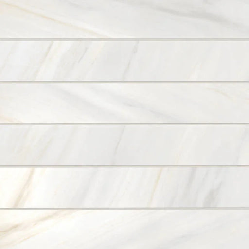 Magnifica ERA Bianco Lasa 24x4 8mm Polished Ceramic Tile
