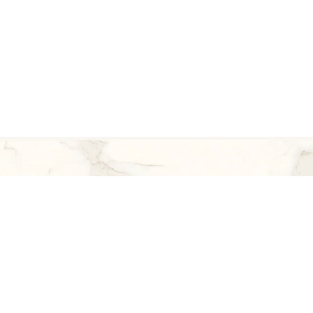 Magnifica ERA Calacatta Super White 24x3 8mm Bullnose Polished Porcelain Trim