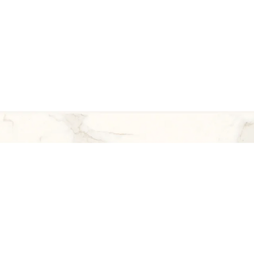 Magnifica ERA Calacatta Super White 24x3 8mm Bullnose Polished Porcelain Trim