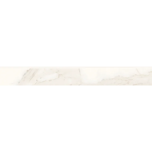 Magnifica ERA Calacatta Super White 24x3 Honed Bullnose Porcelain Trim