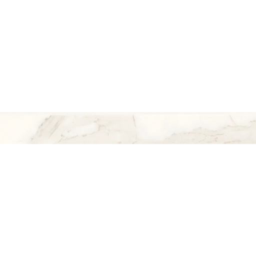 Magnifica ERA Calacatta Super White 24x3 Honed Bullnose Porcelain Trim