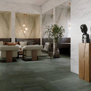 Magnifica ERA Calacatta Super White 24x4 8mm Honed Field Ceramic Tile