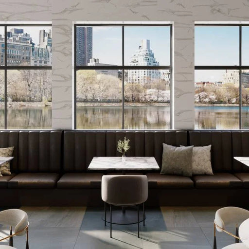 Magnifica ERA Calacatta Super White 24x4 8mm Honed Field Ceramic Tile