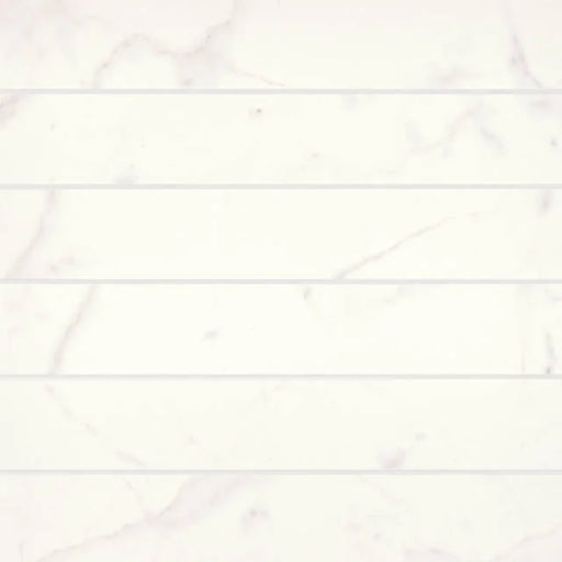 Magnifica ERA Calacatta Super White 24x4 8mm Honed Field Ceramic Tile