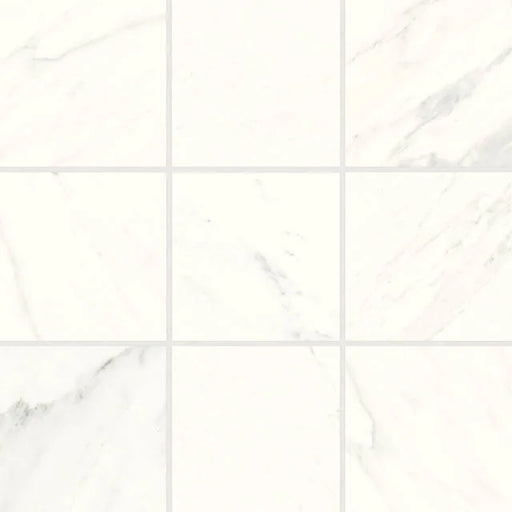 Magnifica ERA Luxe White 12x12 Honed Porcelain Mosaic