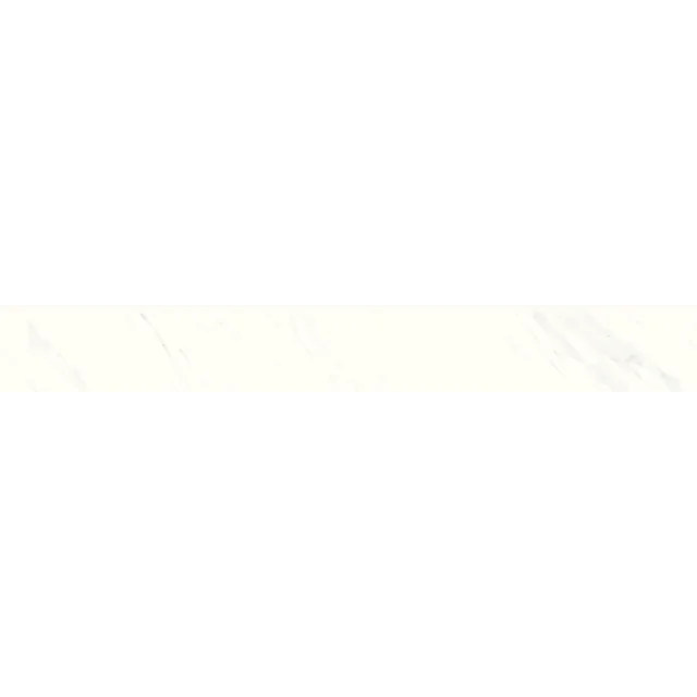 Magnifica ERA Luxe White 24x3 8mm Bullnose Polished Porcelain Trim