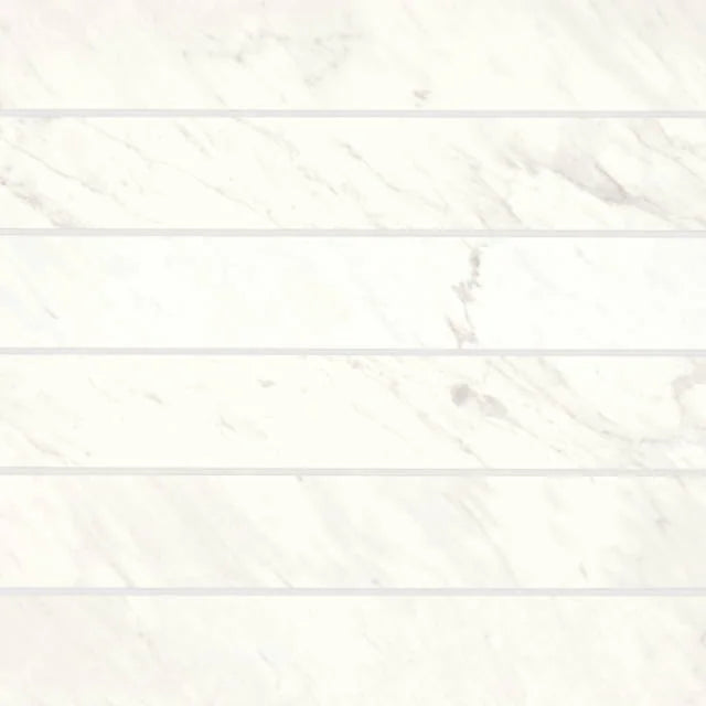 Magnifica ERA Luxe White 24x4 8mm Polished Ceramic Tile