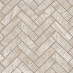Magnifica Era Luxury Taj Mahal 1x4 Herringbone Satin Porcelain Mosaic