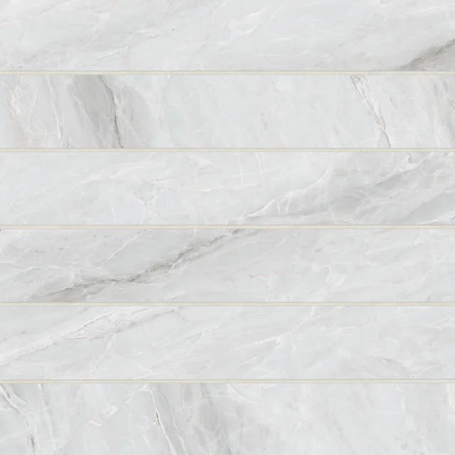 Magnifica ERA Pietra Bianca 24x4 8mm Honed Ceramic Tile