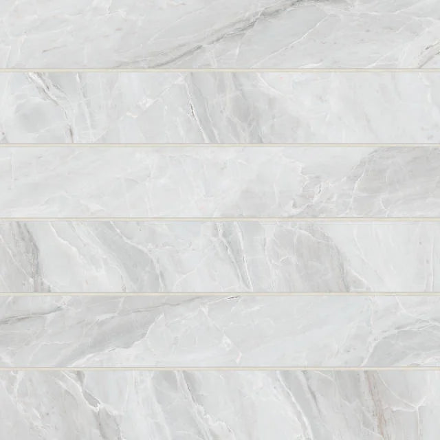 Magnifica ERA 24x4 8mm Polished Pietra Bianca Ceramic Tile
