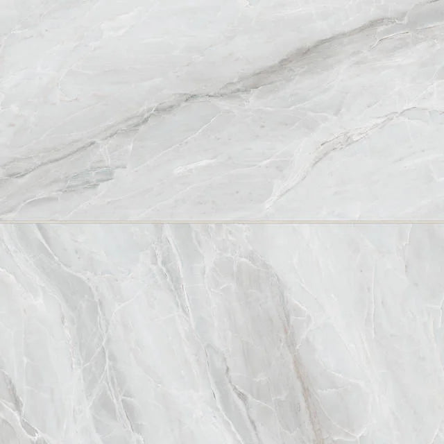 Magnifica ERA Pietra Bianca 48x24 Polished 8mm Ceramic Field Tile