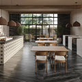 Magnifica ERA Pietra Scura 48x24 8mm Honed Ceramic Tile