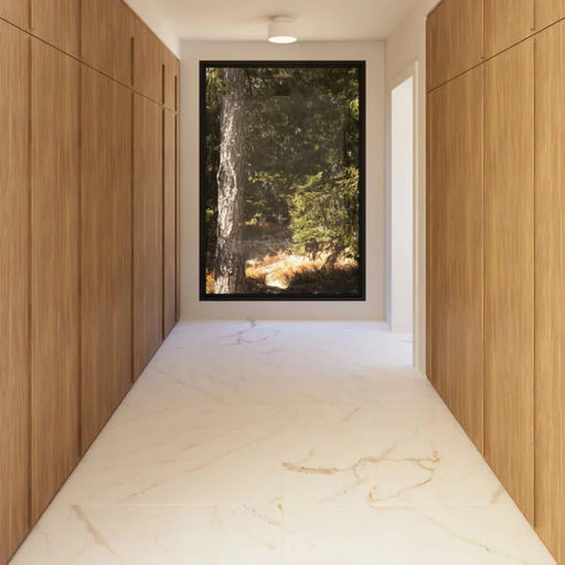 Magnifica Nineteen Forty Eight Calacatta Oro 48x48 8mm Honed Ceramic Tile