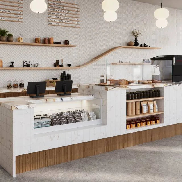 Magnifica Nineteen Forty Eight Shell Beach 48x48 8mm Polished Ceramic Tile