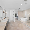 Magnifica The Thirties Luxe White 30x30 8mm Polished Ceramic Tile
