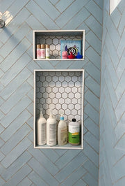 Maiolica Crackled Aqua 3x12 Ceramic Wall Tile