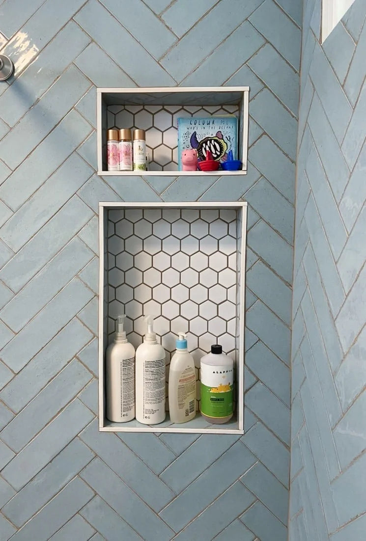 Maiolica Crackled Aqua 3x12 Bullnose Ceramic Wall Tile