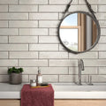 Maiolica Crackled Biscuit 3x12 Bullnose Ceramic Wall Tile