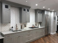 Maiolica Crackled White 3x12 Bullnose Ceramic Wall Tile
