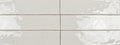 Maiolica Crackled Biscuit 3x12 Bullnose Ceramic Wall Tile