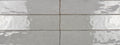Maiolica Crackled Tender Gray 3x12 Bullnose Ceramic Wall Tile