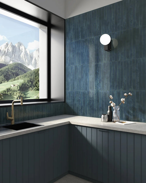 Makalu Azul 2x20 Porcelain Wall Tile