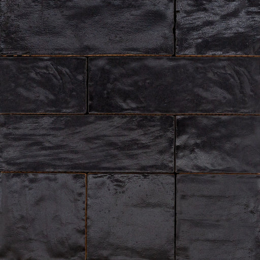 Mallorca Black 4x4 Matte Handmade Look Ceramic Tile