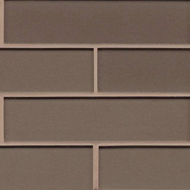 Manhattan Ash 16x8 Sheet Gloss Glass Mosaic